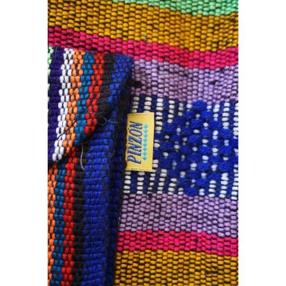 Pinzon Mexican Backpack Boho Woven Baja Bag - Picture 3 of 6